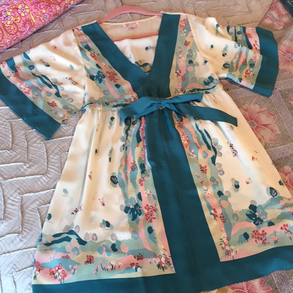 Anthropologie silk dress
